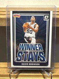 💥2024-25 Panini Optic David Robinson Winner Stays #15 San Antonio Spurs💥 - Imagen 1 de 2