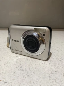 Canon Powershot A495 10MP Compact Digital Camera - Silver - Bild 1 von 8