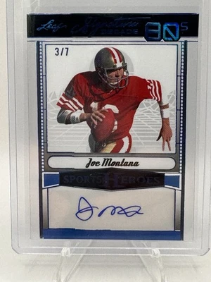 Leaf Sports Heroes Joe Montana Signature Decade 2024 automático/7 Foto 1 de 4