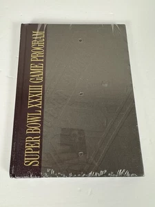 1999 Super Bowl 33 Game Program Denver Broncos Atlanta Falcons New Sealed Elway - Picture 1 of 6