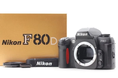 [Top ESTADO PERFEITO com alça CAIXA] Câmera de Filme Nikon F80D F80 D 35mm Corpo Preto Do Japão - Imagem 1 de 4
