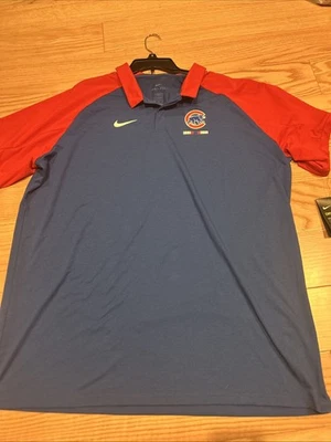 Polo de béisbol Nike MLB Chicago Cubs Legacy Raglán talla XXL BNwT N911-199N para hombre Foto 1 de 4