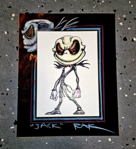 "Jack" Skellington Print by RAK Nightmare Before Christmas Matted 8" X 10" - Bild 1 von 3