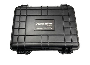 Apache 1800 Weatherproof Protective Hard Case, Black