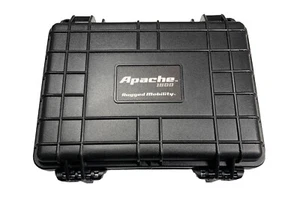 Apache 1800 Weatherproof Protective Hard Case, Black - Picture 1 of 12
