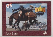 1991 Rodeo America Pro Rodeo Cards Set B Jack Sims #14
