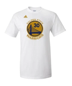 adidas Stephen Curry Youth White Name and Number T-Shirt Large 14-16 - Picture 1 of 2
