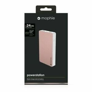 Mophie Powerstation Rechargeable Dual USB Charging Battery Power Bank 6000mAh