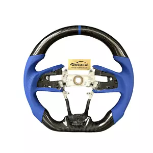 GM.Modi-Hub Real Carbon fiber steering wheel for Honda 10th gen 2016-2021 Civic - Picture 1 of 8