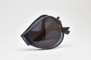 1980s vintage oversized sunglasses SANYO black sunglasses folding eyeglasses - Picture 1 of 14
