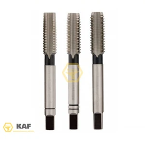 Hand Taps Set Metric 3 piece- 1st (Taper) 2nd (Plug) 3rd (Bottoming) - KAF - Picture 1 of 13