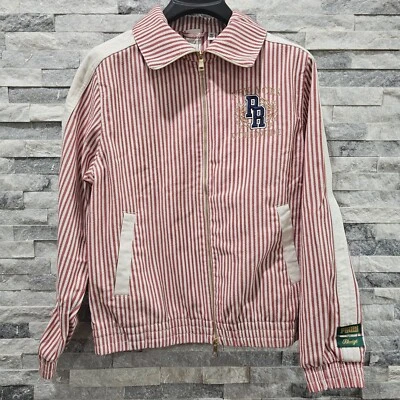 NUEVA Chaqueta de Verano Puma x Rhuigi Cremallera Completa Astro Rojo Rayas Para Hombre Mediana Foto 1 de 4