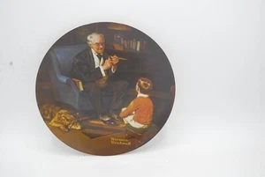 NORMAN ROCKWELL THE TYCOON LIMITED EDITION PLATE - Picture 1 of 5