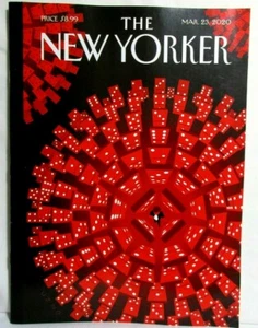 The New Yorker Magazine March 23 2020 Cover CRITICAL MASS by Christoph Niemann - Picture 1 of 2