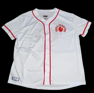 Maglia baseball Pennywise IT You'll Float Too taglia XXL maglia bottoni nuova senza etichette - Foto 1 di 10