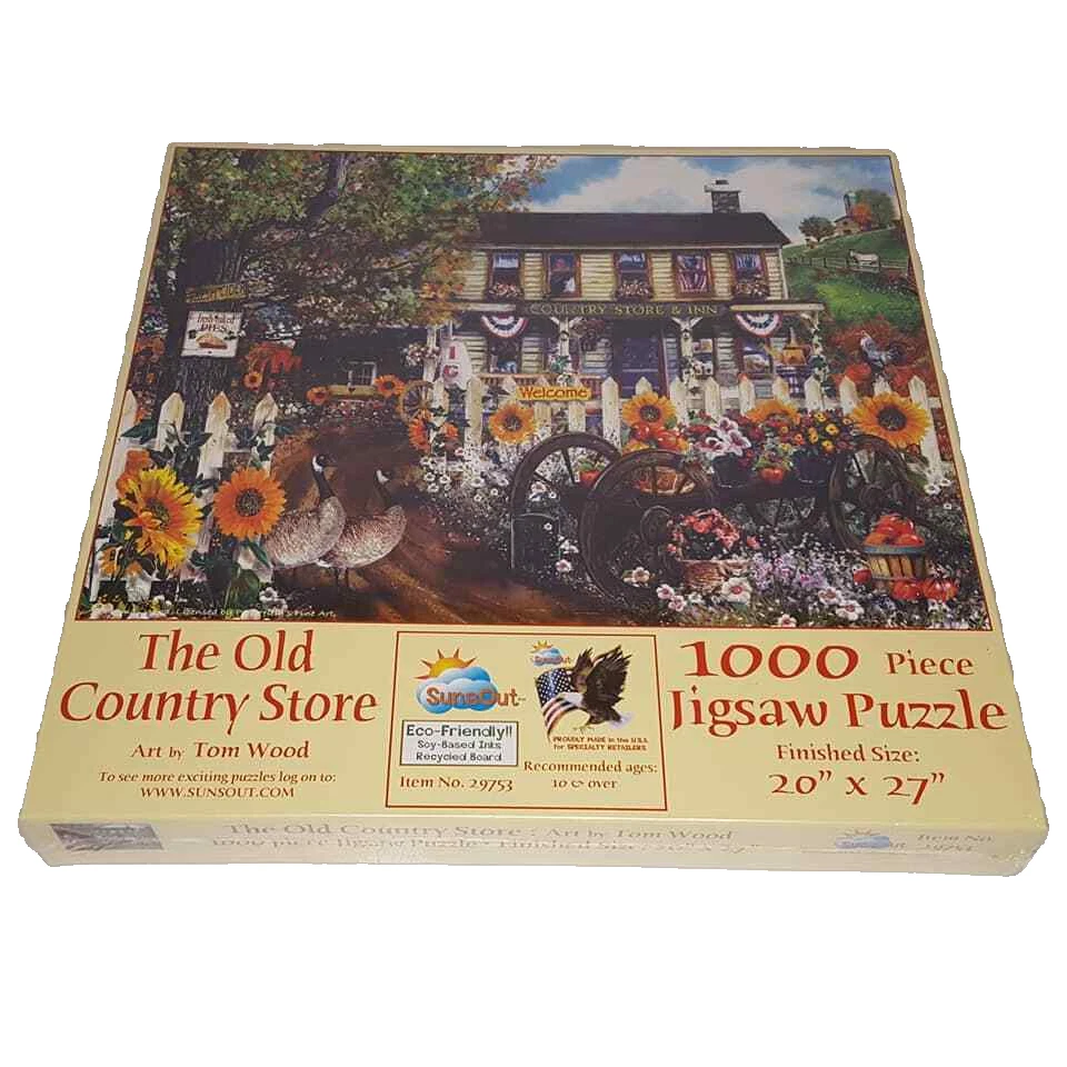 The Old Country Jigsaw Puzzle SunsOut Wood 1000 Pc 29753