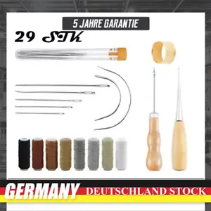 29 Stück Leder Werkzeug Polsternadel Nähen Bohren Handwerk Nähnadeln Groover DHL - Bild 1 von 11