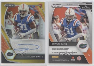 2021 Panini Prizm Draft Picks Gold /10 Shawn Davis #DPA-SDA Auto
