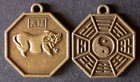 Pendentif COCHON PORC TRUIE  signe astrologique chinois CHINE