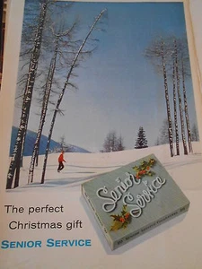 1961 Pub Advert Print Cigarettes The Perfect Christmas gift Senior Service - Imagen 1 de 1