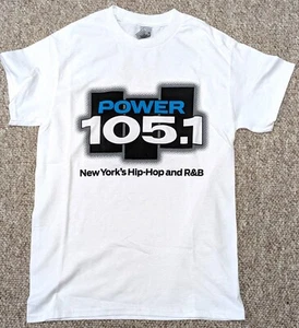 Power 105.1 New York City Hip-Hop and R&B Radio T-Shirt - Size Small / S - Picture 1 of 2