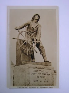 Fisherman's Memorial Gloucester Massachusetts Vintage Unused Postcard - Picture 1 of 2