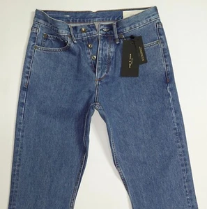 $225 NEW Rag & Bone Jeans in Indigo W32" x L32" Skinny Fit 95% Cotton  - Picture 1 of 17