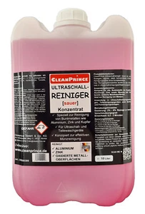 Limpiador ultrasónico ácido 10 litros CleanPrince | concentrado líquido metal rosa - Imagen 1 de 4