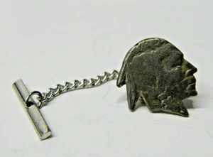 Vintage Silver tone Buffalo Head Nickel Tie Tack/Pin - Picture 1 of 2