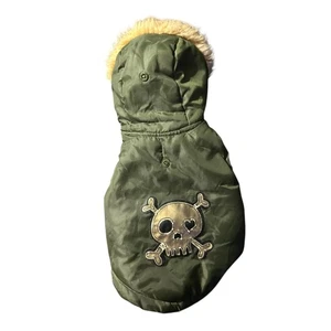 Handsome Pete Dog Jacket Small Skull & Crossbones - Picture 1 of 6