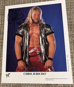 WWF 2000 Original Chris Jericho Signed Promo Photo P-617 - Picture 1 of 5
