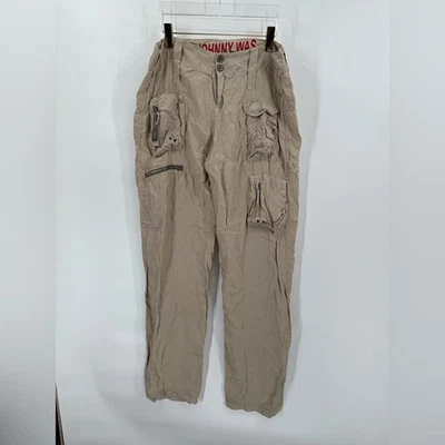 Pantalón cargo Johnny Was tostado talla 12 Foto 1 de 4