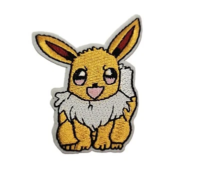 Pokemon Eevee Character Embroidered Iron On Patch - Free Shipping In Canada  - Image 1 of 4