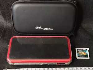 Used, NEW Nintendo 2DS XL LL Red and Black console and Game set, Working-g1112- - Picture 1 of 20