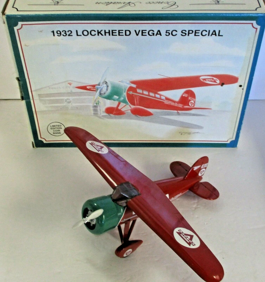 规格铸造 1/32 比例康可洛克希德维加飞机银行物品编号 35030 — 第 1/1 张图片