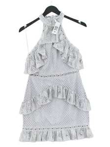 True Decadence Women's Mini Dress UK 8 Grey 100% Polyester Mini - Picture 1 of 5