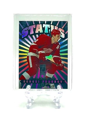 SERGEI FEDOROV 1996-97 Donruss Elite Hockey #3 STATUS /750 INSERT RED WINGS - Image 1 of 2