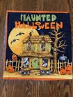Handmade Halloween quilted table topper