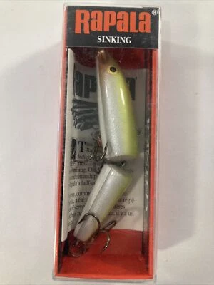 Señuelo Chartreuse fluorescente plateado Rapala CDJ-9 SFC 9 cm 12 g articulado Foto 1 de 4