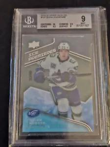 2019 20 Upper Deck Ice Premiers Rookie #30/99 Quinn Hughes Canucks BGS 9 - Bild 1 von 2