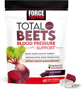 Total Beets Blood Pressure Support - Heart-Healthy Energy, 60 Chews - Picture 1 of 11