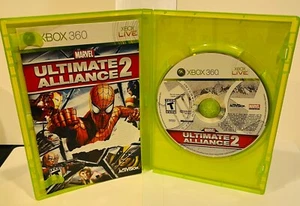 X-BOX 360 MARVEL ULTIMATE ALLIANCE 2 WITH MANUAL CIB 2009 TESTED WORKING - Picture 1 of 4