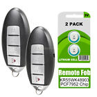 2 4-Button Remote Key Fob For Nissan Altima Maxima Murano 2007-2012 KR55WK48903