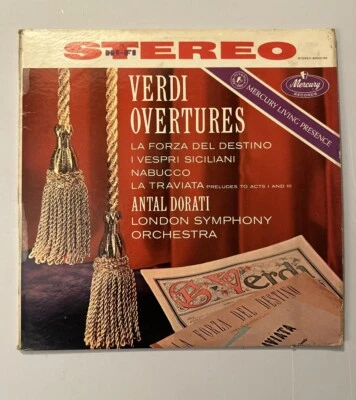 VERDI Overtures Antal Dorati London Orchestra Record Album Viny| - Image 1 of 4