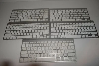 ^^ APPLE Bluetooth Kabellos Tragbar Aluminium Keyboard-Genuine Viel 5 (QL41) - Bild 1 von 4