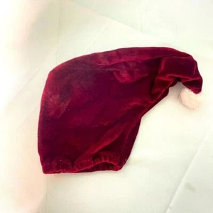 Weihnachtselfe Hund Kostüm Mütze rot mit Puff - Bild 1 von 1