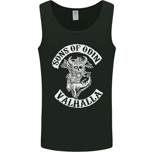 Son of Odin Valhalla Viking Norse Mythology Mens Vest Tank Top - Picture 1 of 31