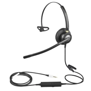 CF71 Phone Headset with Mic Noise Canceling Quiet Switches Telephone Headset - Zdjęcie 1 z 11