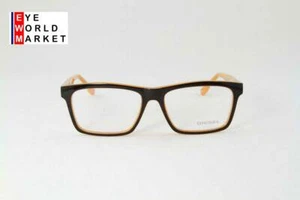 Diesel DL 4062-V Plastic Black / Orange Eyeglasses - Picture 1 of 4