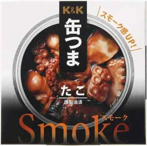 Canned Food Octopus KANTSUMA Smoke Oil Preserved Prepared Snack Japanese 50g - Picture 1 of 36